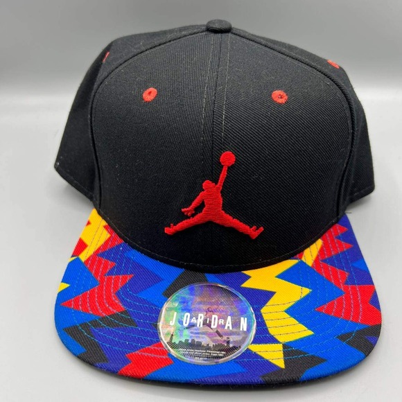 Air‎ Jordan Barcelona Hat Men Black Embroidered Jumpman Snap Back Cap